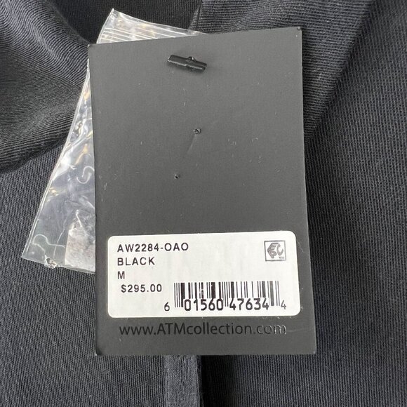 NWT ATM Side Slits Short Sleeve Midi Dress - Picture 9 of 11